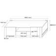 Meuble TV Nuka 200 cm - BB LOISIR - Chêne artisan - Contemporain - Design - Porte(s) et tiroir(s)-1