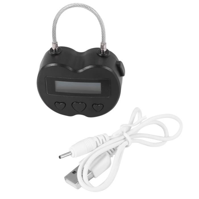 Yoiimiya Verrouillage Temporaire Intelligent USB - Minuterie Électronique De Voyage Noir