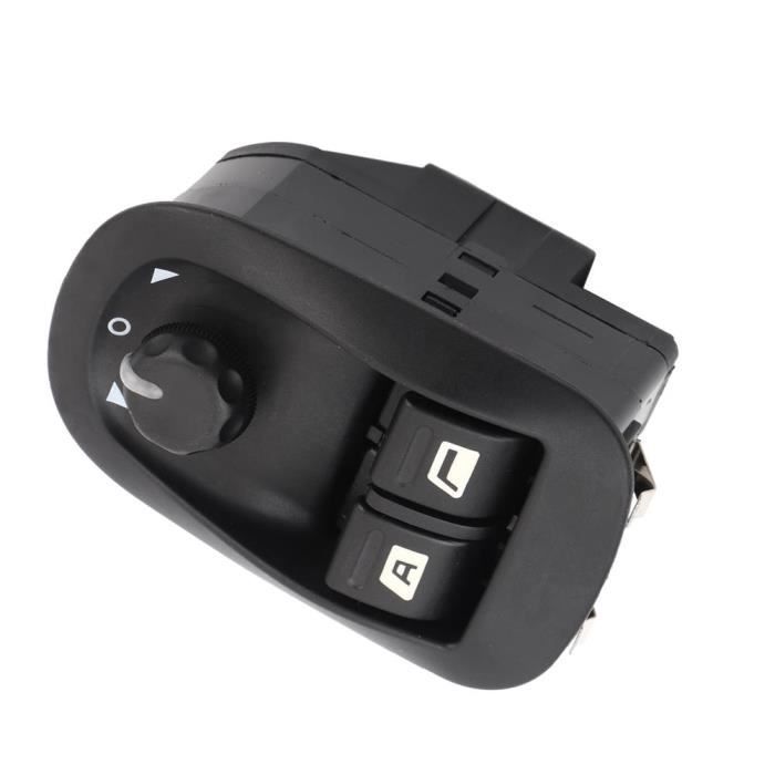 Interrupteur Lève-vitre/rétroviseur Gauche Pour Peugeot 206, Expert I - Réf. 6554WA (Neuf)