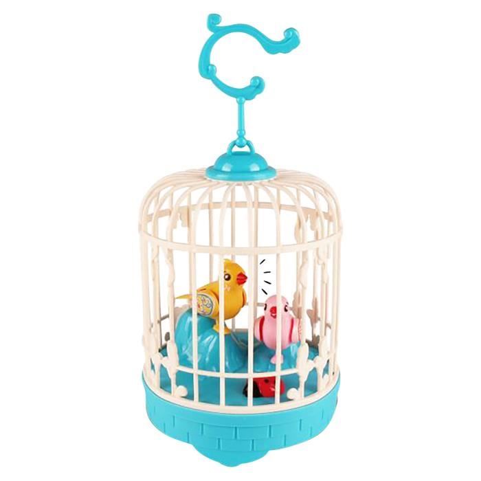 HOMOBABE Jouet à Mâcher Pour Perroquets - Cage Suspendue - Accessoire Pour Jouer Interactif Et Mâcher - Sûr