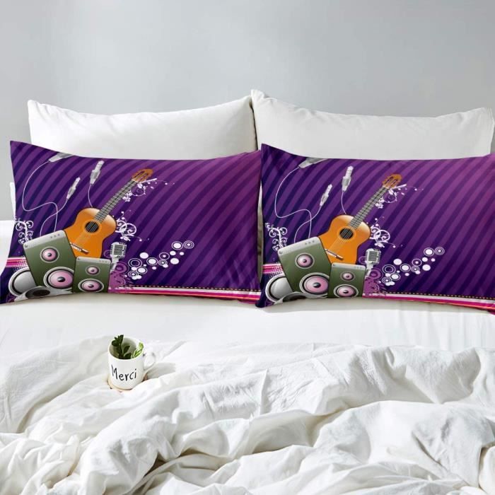 Housse de Couette 150x210 chant de la musique violette Imprimée