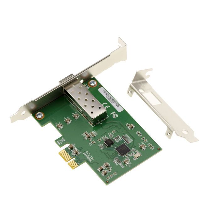 Carte Réseau 2 Ports Lan Gigabit Ethernet Rj45 1G Sur Port Pcie X4 Avec