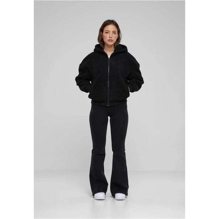 Sweat à Capuche Femme Longue Décontractée - Coupe Oversize Zippée Avec Poches - En Coton Et Polaire Pour Toutes Les Saisons - 10