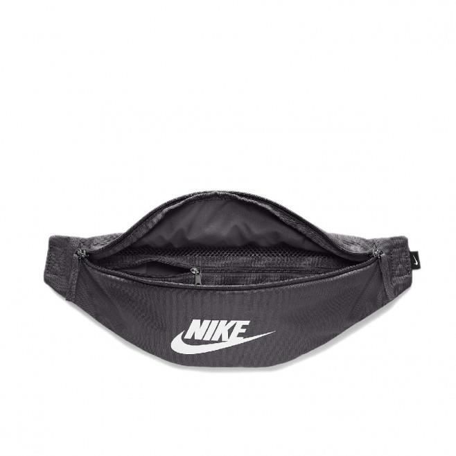 Sac banane NIKE HERITAGE HIP BAG Gris Sangle reglable Poches zippees Polyester Gris Cdiscount Bagagerie Maroquinerie
