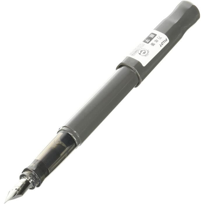 Stylos Plume Pilot Kakuno Extra Fin - Lot De 3 - Tige Transparente - Idéal Débutants