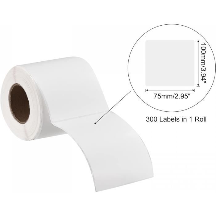Direct Thermique Étiquette Expédition Autocollants 75x100mm En 1 Rangée