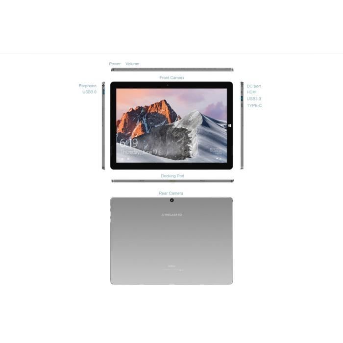 Teclast X6 PRO Tablette 2 en 1 Quad Core Windows101
