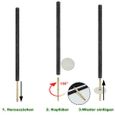 Torches En Cire LARS360 – Lot De 10, Combustion 90 Min, Poignée Extra-longue, 100% Naturelles, Pour Jardin, Soirées Et Randonnées