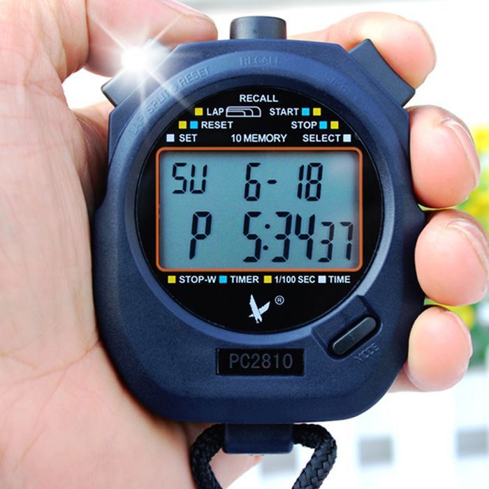 Chronomètre Sport Numérique écran LCD - Pour Football, Basketball, Natation, Course à Pied