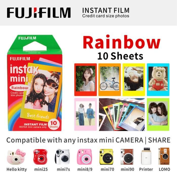 Fujifilm - Instax Mini - Lot de 50 feuilles de papier photo