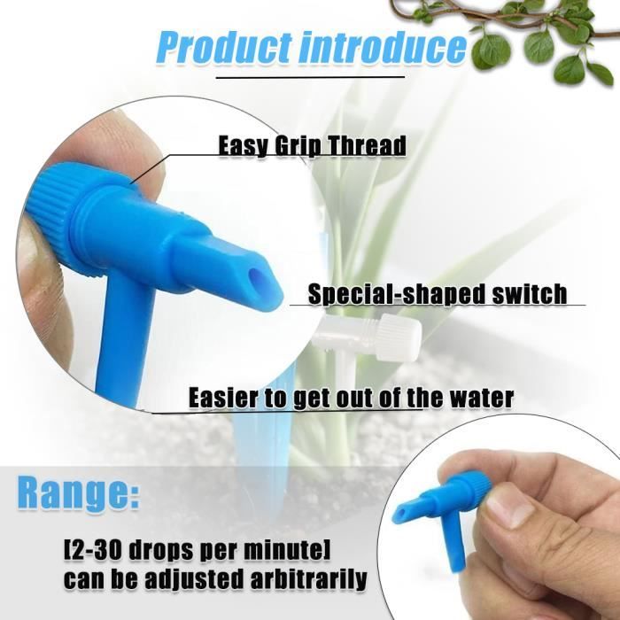 Pointes D'Irrigation À Arrosage Automatique | Système Goutte À Goutte Au Sol Enfichable Pour L