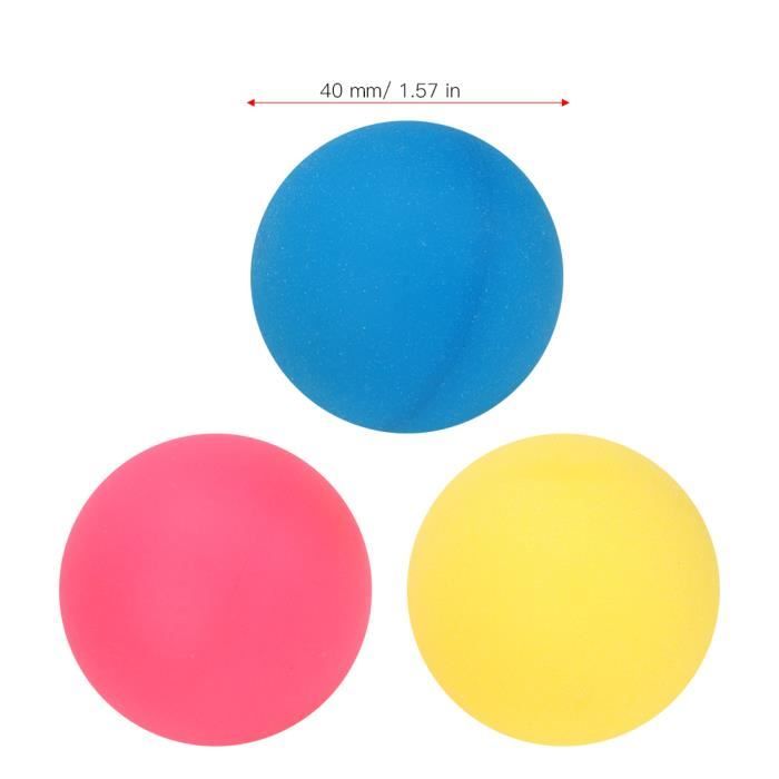 PS00204-6Pcs-Jeu REGAIL Balles de Tennis de Table en Plastique ABS