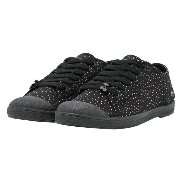 Tennis Basket Basses LE TEMPS DES CERISES Basic02 Dot Femme
