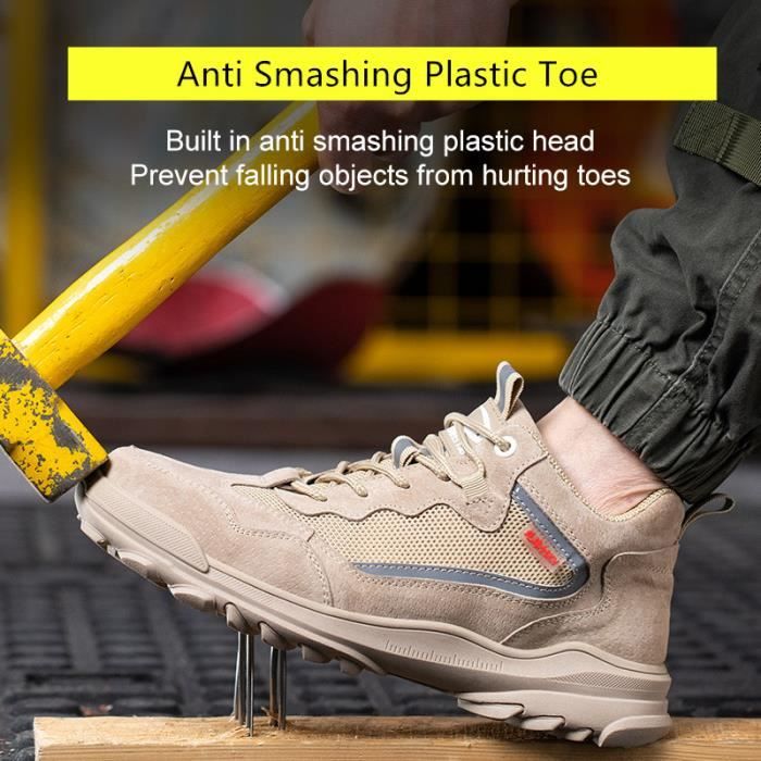 Chaussure de securite pour electricien chaussures de travail isolees avec embout en plastique anti couleurs multiples Couleurs multiples Cdiscount Pret a Porter