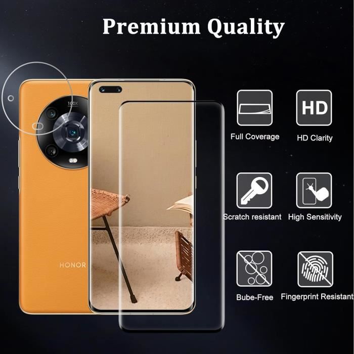 Verre Trempé pour HONOR Magic 5 Lite 5G [2 Pièces] Protection écran
