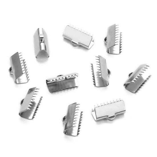 1PC Acier Inoxydable Pince Push Fermoirs ton argent 24.5x18.2mm 1PC Acier Inoxydable Pince Push Fermoirs ton argent 24.5x18.2mm