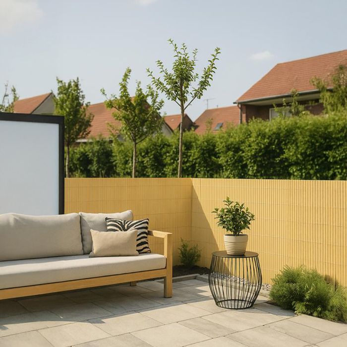 Canisse Osier Eulenke Canisse PVC Pour Jardin Balcon Terrasse Balcon Clôture Brise Canisse Pvc 1m80