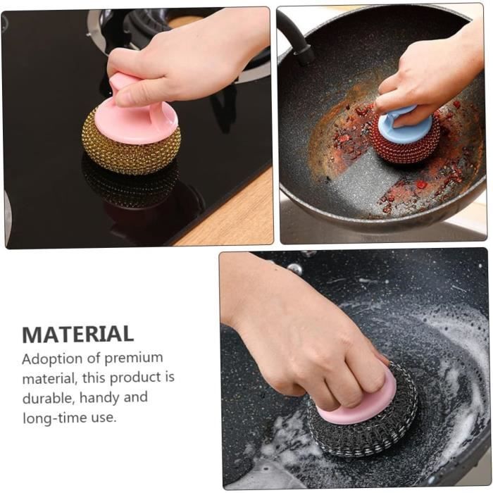 Éponge en Silicone Brosse Anti-bactérien Nettoyeur de Cuisine pour Vaisselle  à laver Nettoyage - Cdiscount Au quotidien