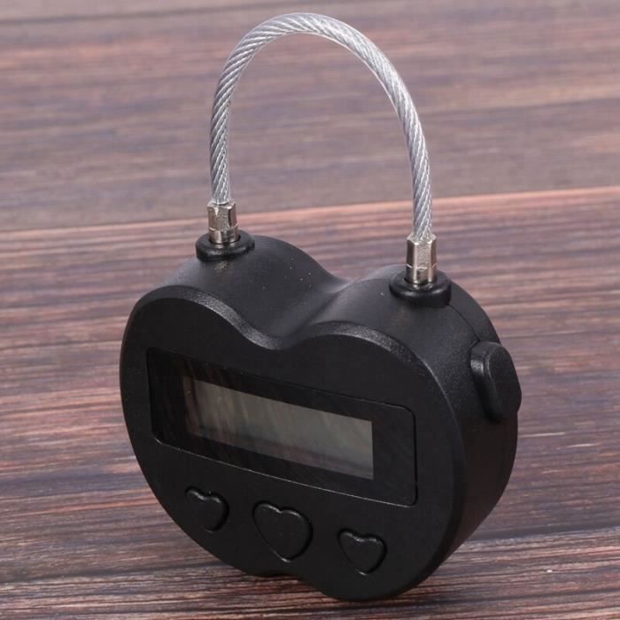 Yoiimiya Verrouillage Temporaire Intelligent USB - Minuterie Électronique Voyage Noir