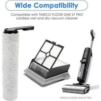 Pack De 6 Pièces : 3 Rouleaux Brosses + 3 Filtres HEPA Pour Tineco Floor One S7 Pro & S6 | Compatibles Manche Amovible