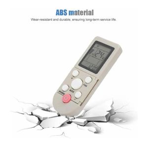 Télécommande Universelle CABLEPELADO K-1028E Pour Climatiseur - Compatible 1000 Marques - Contrôle Facile Et Économique