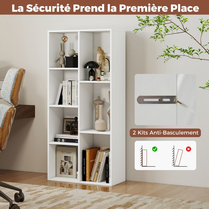Étagère Bureau Modulable Komto En Hêtre – 51-97 X 20 X 40 Cm, à Poser Ou Fixer - 7