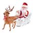 Pere Noel En Traineau Avec Des Cerfs De Rennes Le Cadeau De Noel Pour Le Nouvel An Achat Vente Table Jouet D Activite Cdiscount