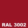 Peinture Anticorrosion - Pot 25 L    - Metaltop - 3003 - Rouge rubis 3003 - Rouge Rubis-0