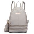 Sac à Main Miss Lulu Fashion Cross Cute Pattern PU Leather Satchel Casual Backpack pour les filles 6394-0