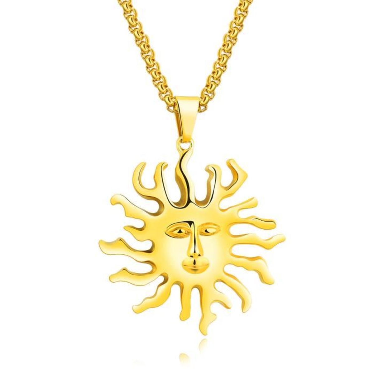 soleil collier homme soleil collier homme