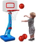 DARMOWADE Panier Basket Enfant pour Intérieur Extérieur,Hauteur Réglable De 70-138cm,Portable Panier De Basket Idéal pour Les Enfants 3-8 Ans