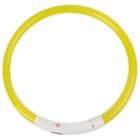 HOMYL Collier de chien à LED clignotant illuminé anneau de cou luminescent sécurité USB rechargeable brillant étanche collier Jaune
