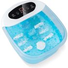 RELAX4LIFE Bain de Pied Massage avec Vibration à Bulles | Température Réglable 35-46℃ | Pierre de Pédicure | Minuteur | Bleu