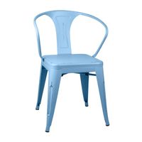 Chaise de salle à manger Vintage 53x45x80cm Thinia Home   bleu