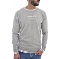 Pull Coton Logo Brodé Aaron  -  Guess Jeans