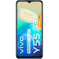 Smartphone - VIVO Y55 - 5G - 128Go - Bleu - Double SIM - Lecteur d'empreintes digitales