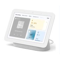 Assistant vocal - GOOGLE - Nest Hub 2e génération - Écran tactile - Couleur craie - Design élégant