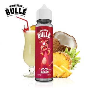 LIQUIDE E-liquide Liquideo Coco Nanas  Monsieur Bulle 50ml