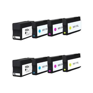 Cartouches D'Encre Compatibles HP 950XL / 951XL - Pour Imprimantes Officejet Pro 251DW / 276DW - Non OEM