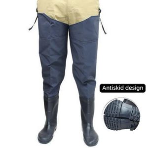 OUTILLAGE PÊCHE Milieu bleu--Pantalon De Pêche Épais Pour Hommes E