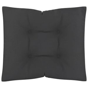COUSSIN - MATELAS DE SOL Coussin de plancher de palette sol 60x61x10 cm Noir DEC021592