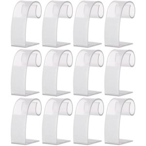 Manyo Lot de 12Pcs Plastique Transparent Nappe Clips avec Velcro /élastique Couverture Nappe