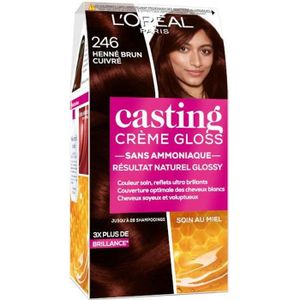 COLORATION L'Oréal Casting Crème Gloss Coloration Henné Brun 