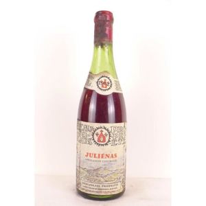 VIN ROUGE juliènas propriété (b10) rouge 1962 - beaujolais