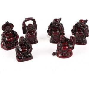 STATUE - STATUETTE 6 Figurines Bouddha Maitreya - Statuettes Bouddhas