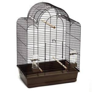 Cage Oiseau Xl Big Sonia Open Marron 54x34x74 Cm Achat
