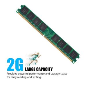 RAM Ddr2 Module de mémoire RAM Ddr2 4 Go grande capacité 800 MHz 4 Go pour  AMD Memoria Ddr2 667 8 Go 8 Gig Pc6400 Mémoire d'ordinateur DDR 240-pin