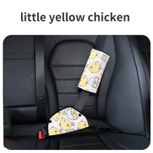 FOURREAU DE CEINTURE poulet jaune - Support de réglage de la ceinture de siège de voiture, housse de rembourrage pour bébé, enfant