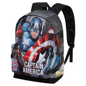 SAC À DOS Marvel Captain America Defender - Sac à dos HS FAN 2.0, One Size Noir