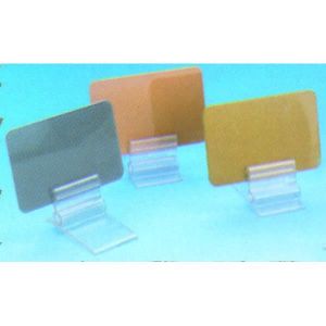 Porte-étiquette pince translucide 2.5x4.5x2cm - sachet de 10 - RETIF